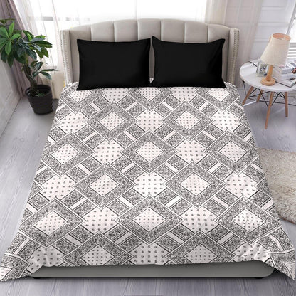 White Bandanas DB Duvet Cover Set