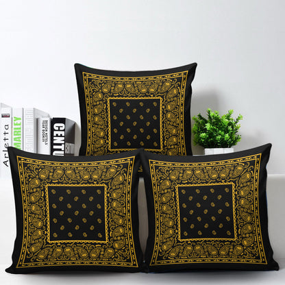 black accent pillow