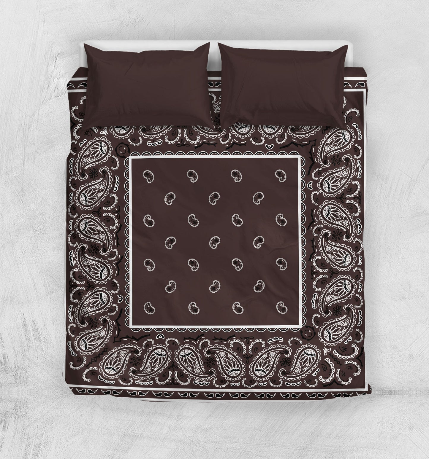 Coffee Brown Duvet Cover Set