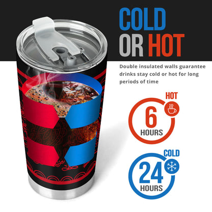 Black and Red Bandana Tumblers