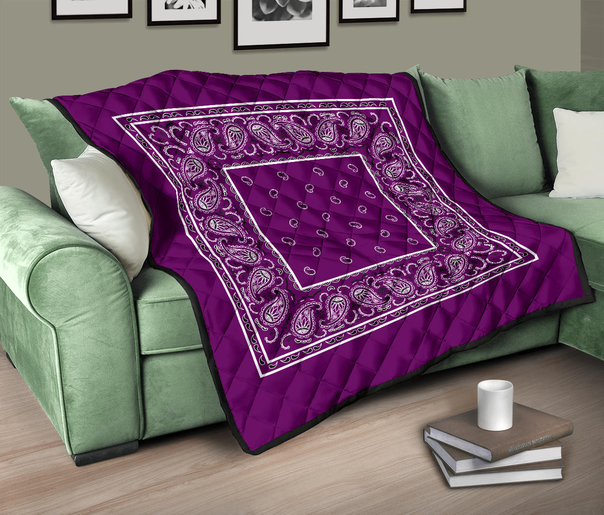 Wild Plum Bandana Quilted Bedding