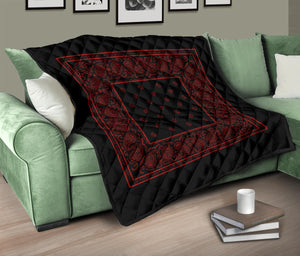 Quilt - Black and Red Bandana Quilt