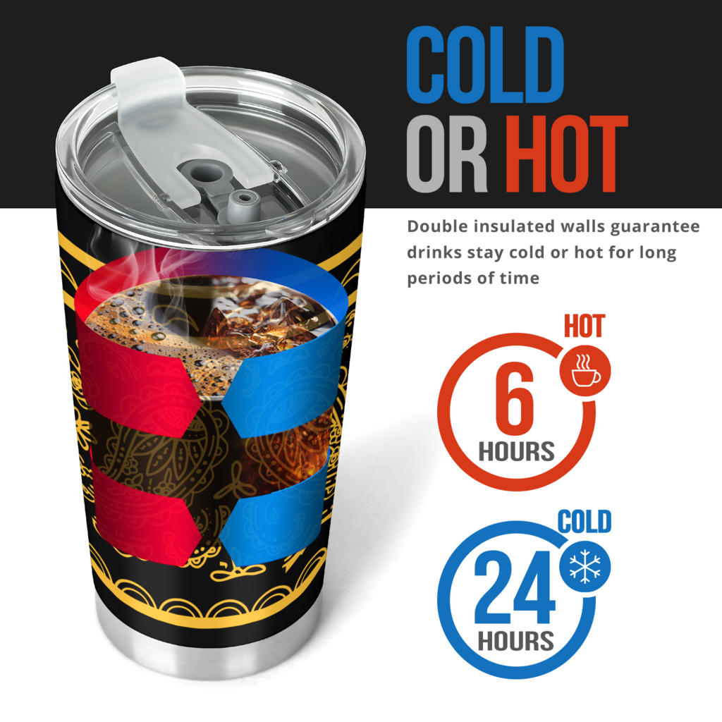 Black Gold Bandana Tumblers
