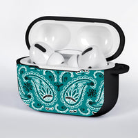 Teal Bandana AirPod Case Covers