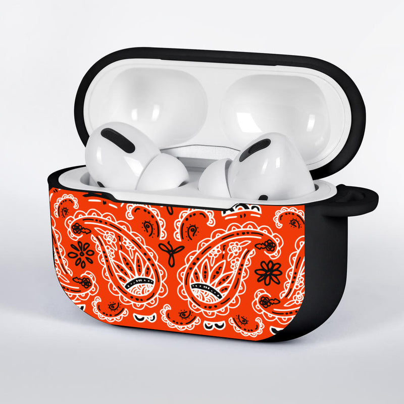 Perfect Orange Bandana AirPod Case Covers