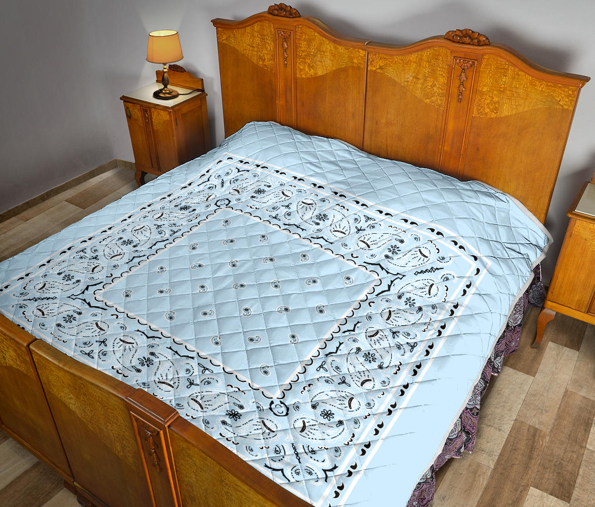 Light Blue Bandana Quilts