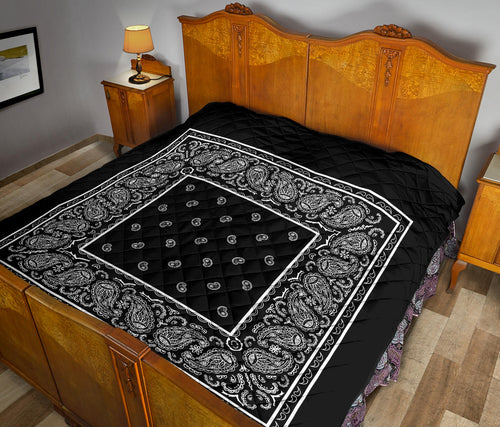 Quilt - Black Bandana Quilt