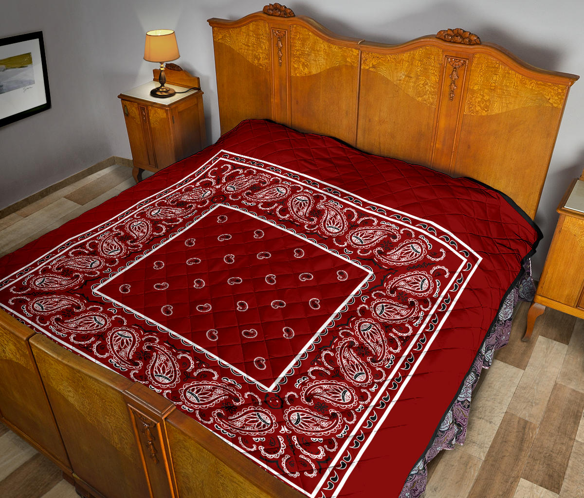 Maroon Bandana Quilts