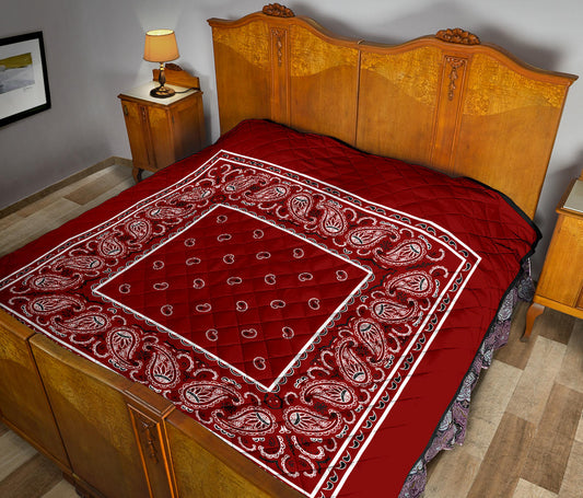 Maroon Bandana Quilts