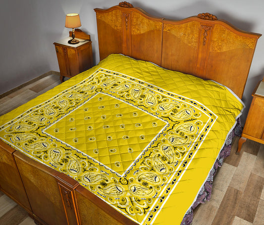 Sunshine Yellow Bandana Quilts