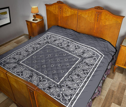 gray bandana beding