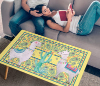 Llama Lovers Rectangular Coffee Table