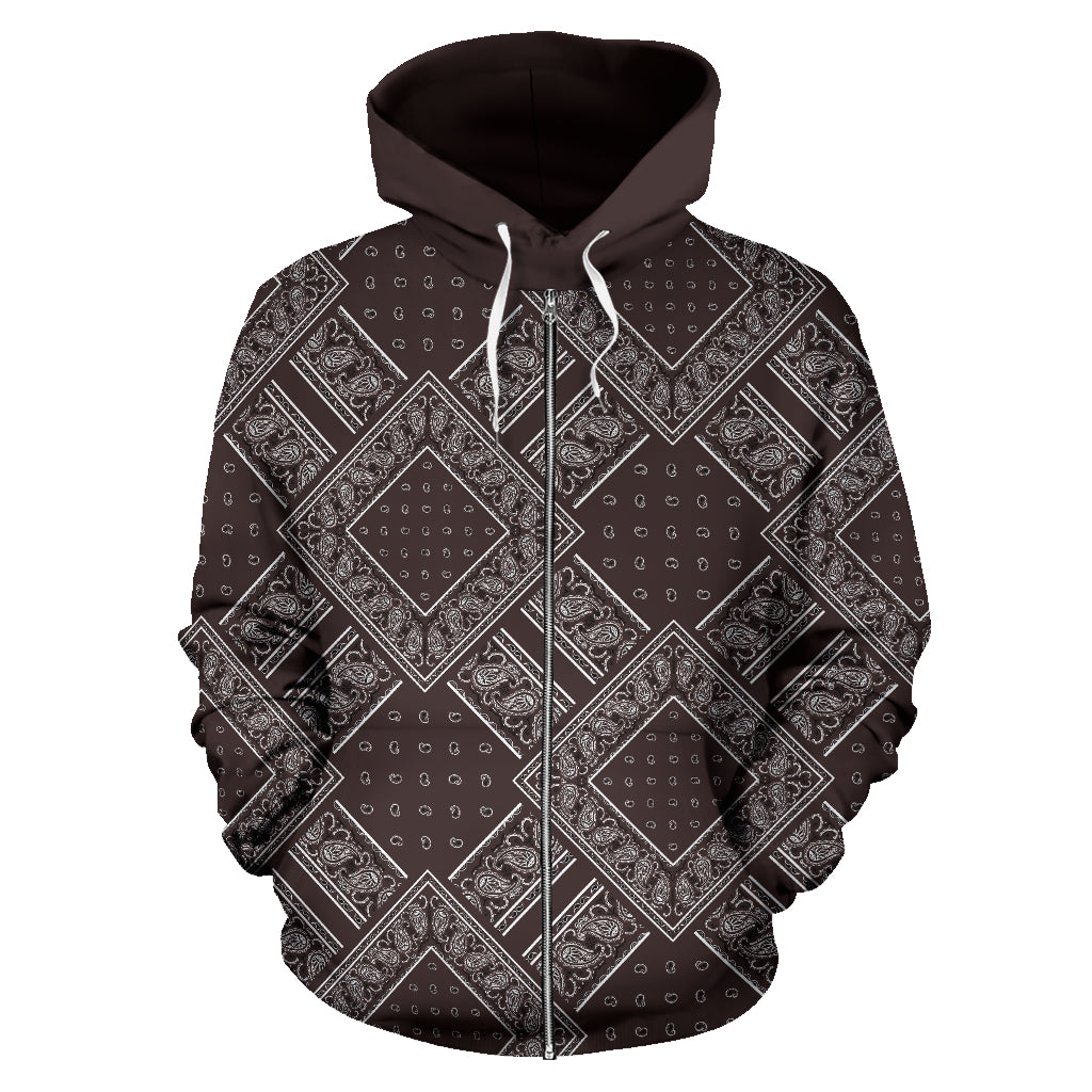 brown hoodie