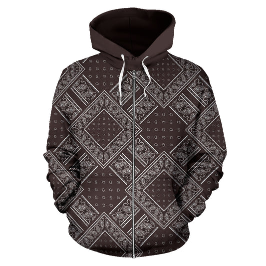 brown hoodie