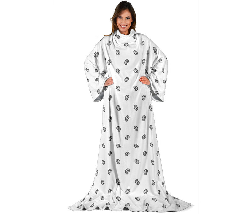 White Bandana Monk Blankets