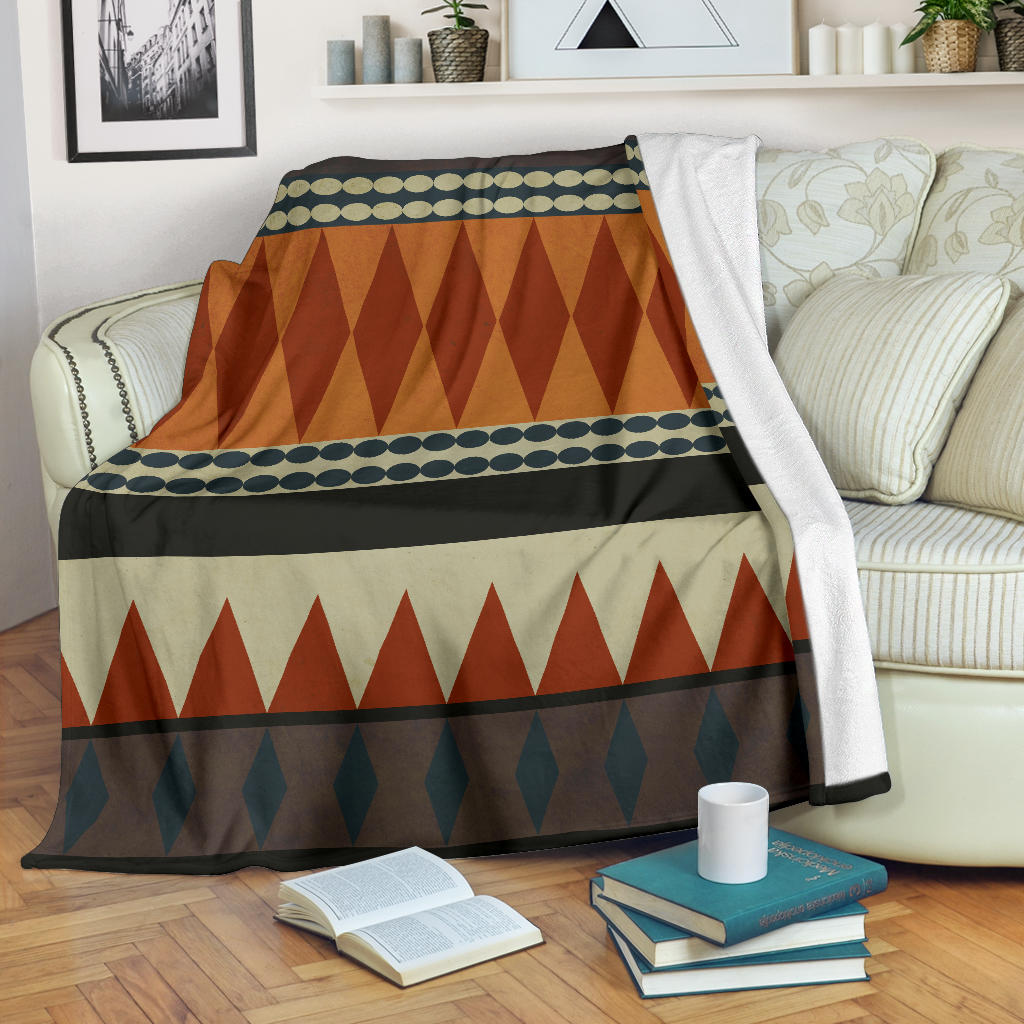 Southwestern Tribal Pattern Fleece Blanket