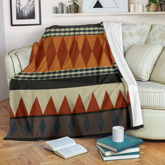 Southwestern Tribal Pattern Fleece Blanket