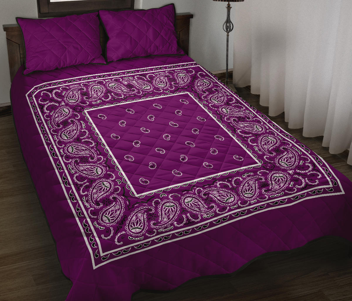 Quilt Set - Wild Plum Bandana Quilt w/Shams