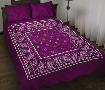 Quilt Set - Wild Plum Bandana Quilt w/Shams