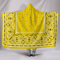 Yellow Bandana Hooded Blanket