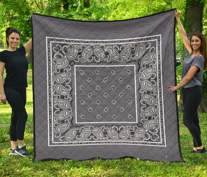 grey bandana quilt