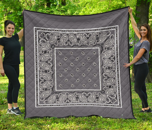 grey bandana quilt