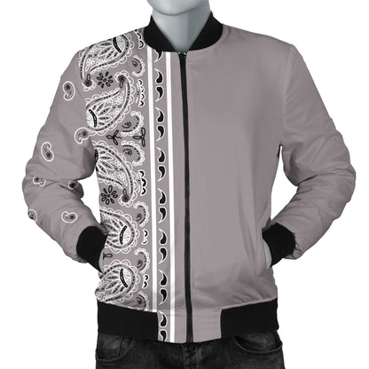 gray bandana jacket