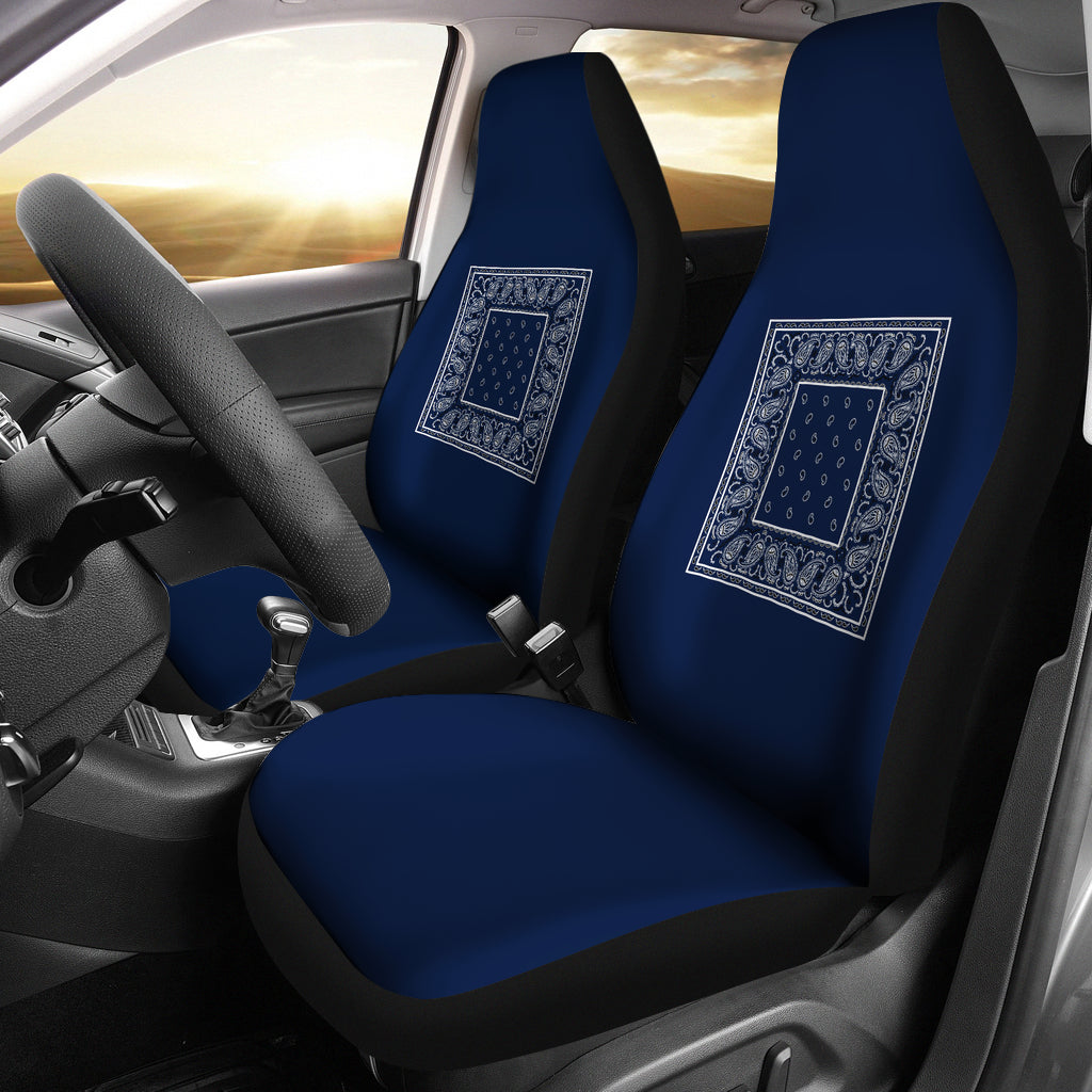 navy blue car seat cover