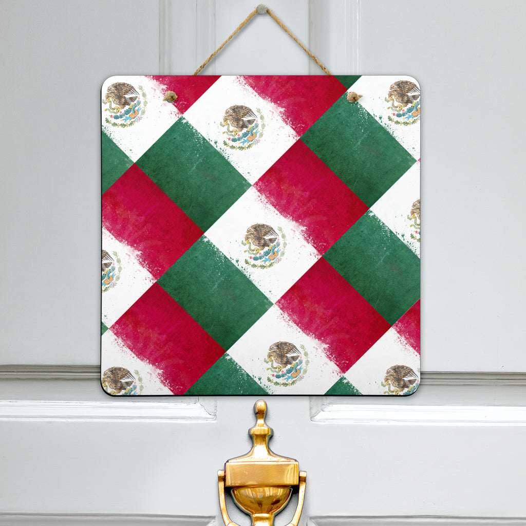 Mexico Flag Sign