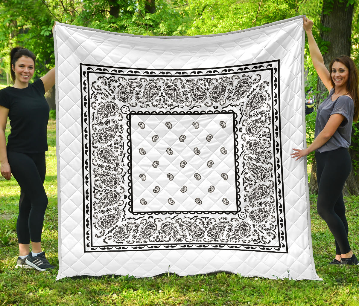 White Bandana Quilts