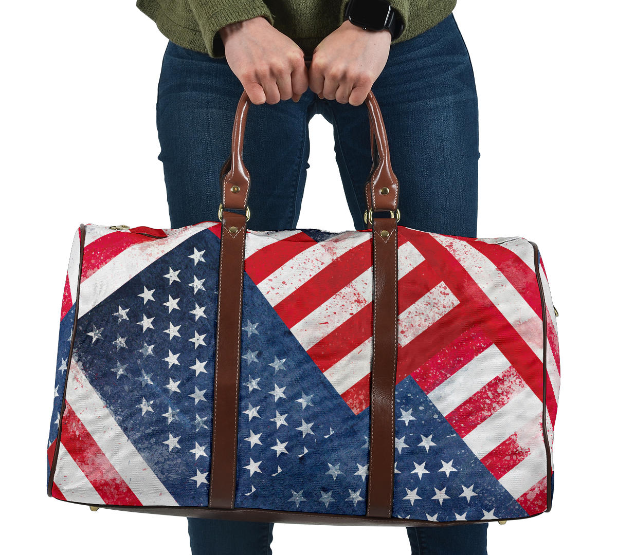 American Flag Bandana Travel Bag