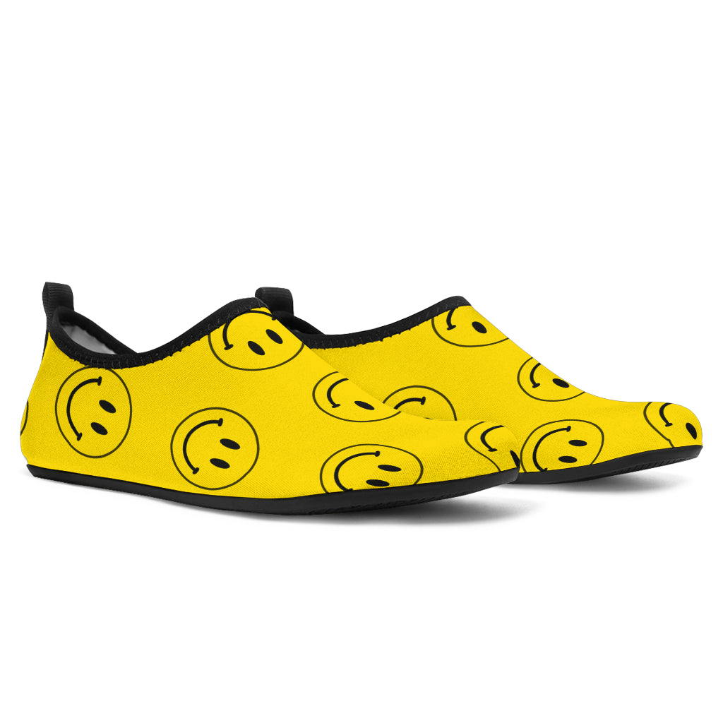 Ridiculously Happy Yellow Water Shoes
