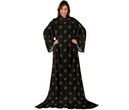 Black Gold Bandana Monk Blankets