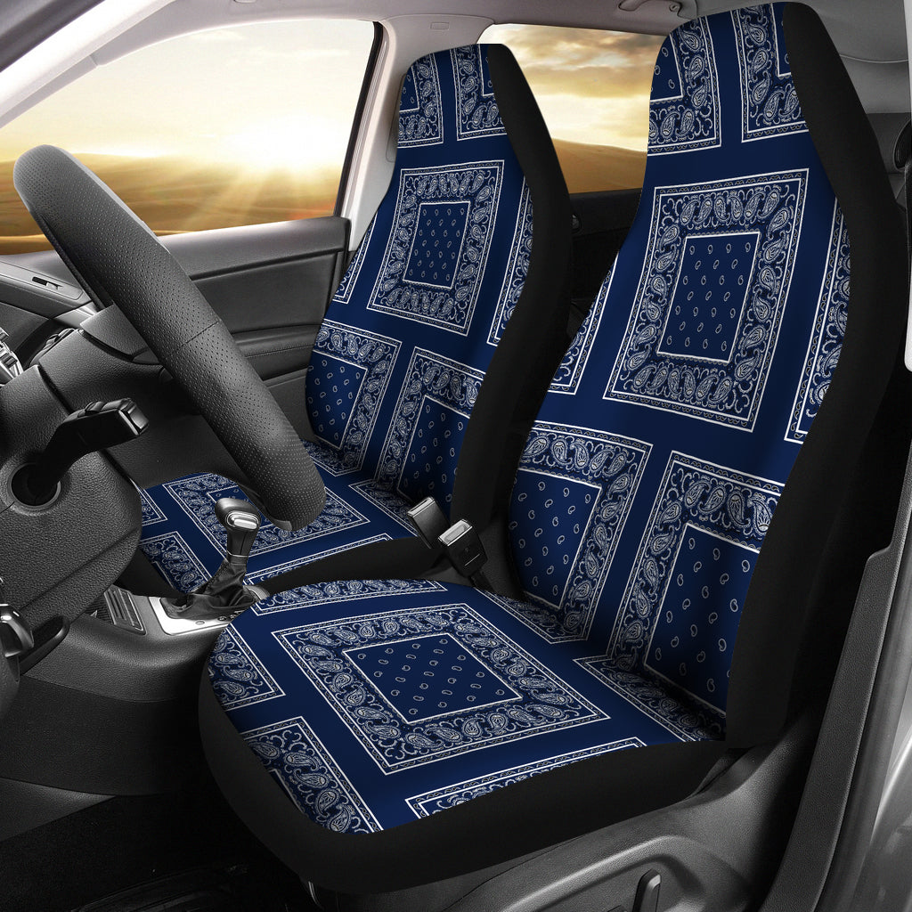 Navy blue car seat covers