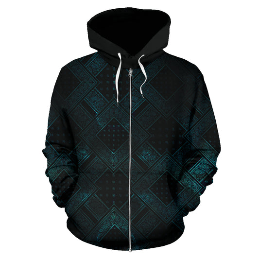 black blue hoodie