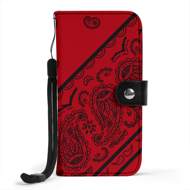 red and black bandana phone cases