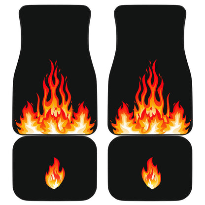 Quad Flame Bandana Car Mats