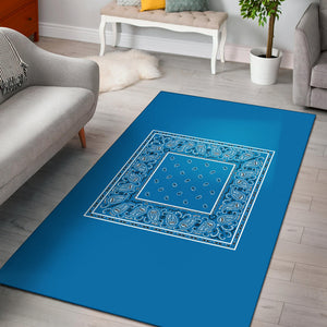 blue bandana carpeting