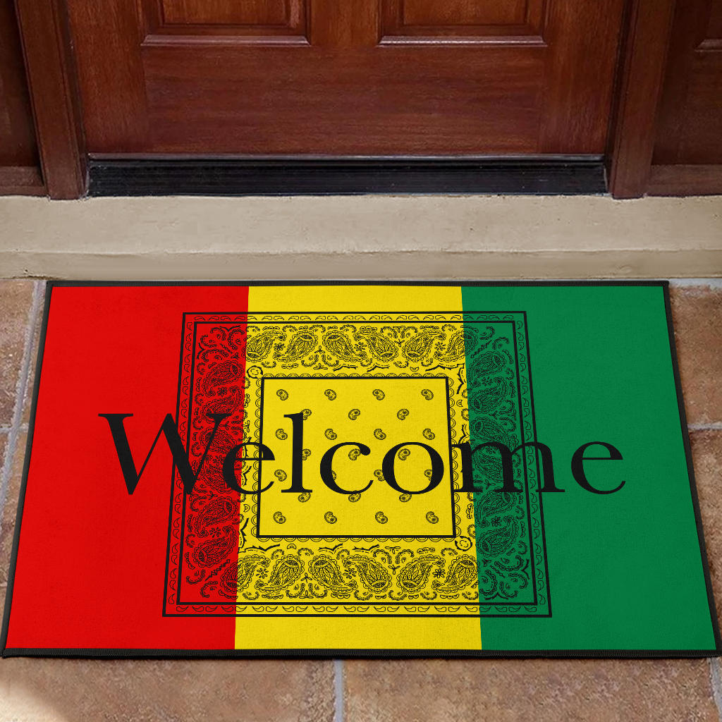 Rasta Welcome Mat