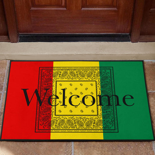 Rasta Welcome Mat