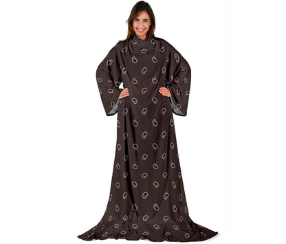Coffee Brown Bandana Monk Blankets