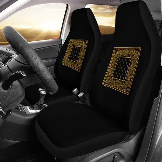 black with gold