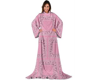 Pink Bandana Monk Blankets