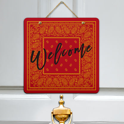 welcome sign