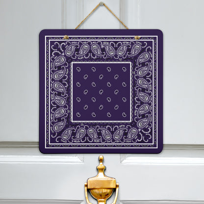 Purple Bandana Sign