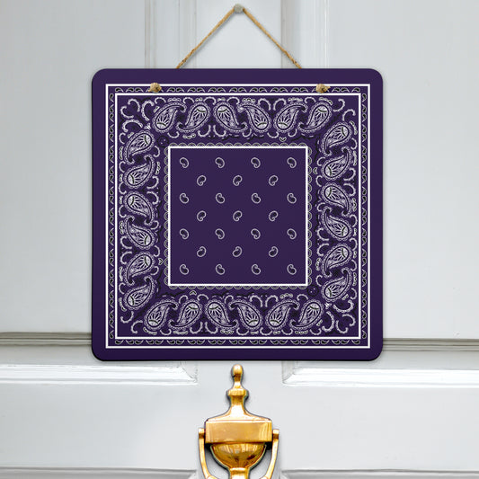 Purple Bandana Sign