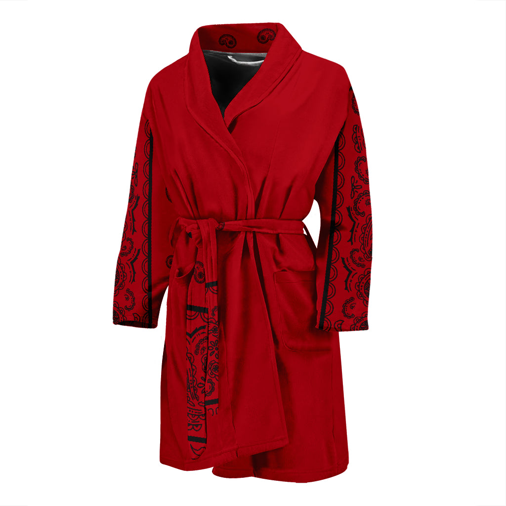 red and black robe