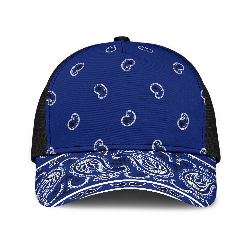 Royal Blue Bandana Overload Mesh Back Cap