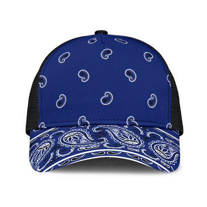 Royal Blue Bandana Overload Mesh Back Cap