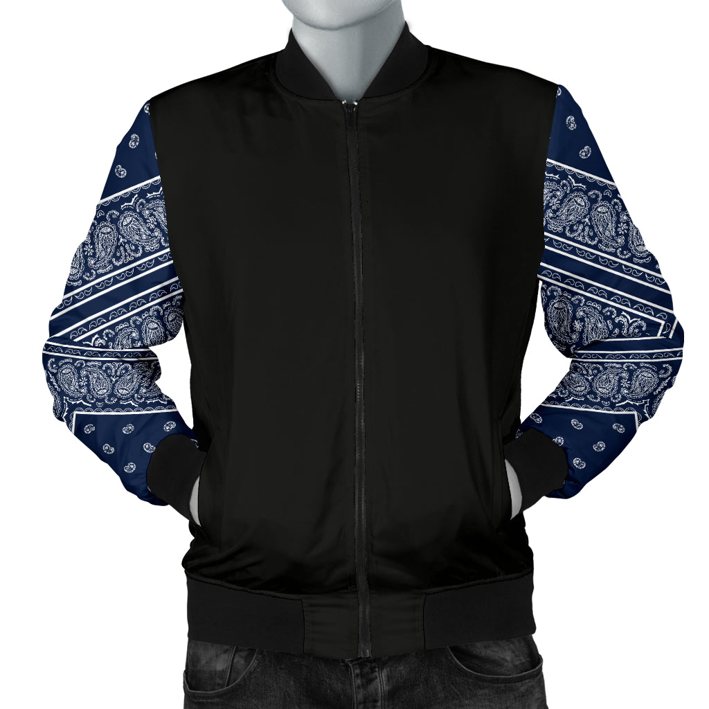 Navy blue bandana jacket